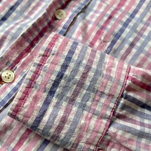 Alexander Julian | Colours Multi Tattersall | White, Mixed Pinks + Purples | M